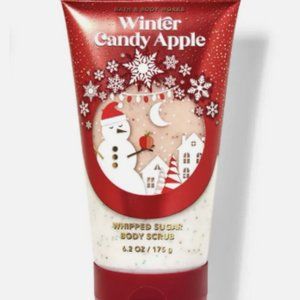 NWOT Bath and Body Works Winter Candy Apple Body Scrub Exfoliator